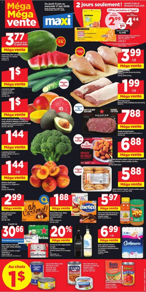 Maxi weekly flyer / circulaire: Specials from 11 June 2026 – Don’t Miss Out!