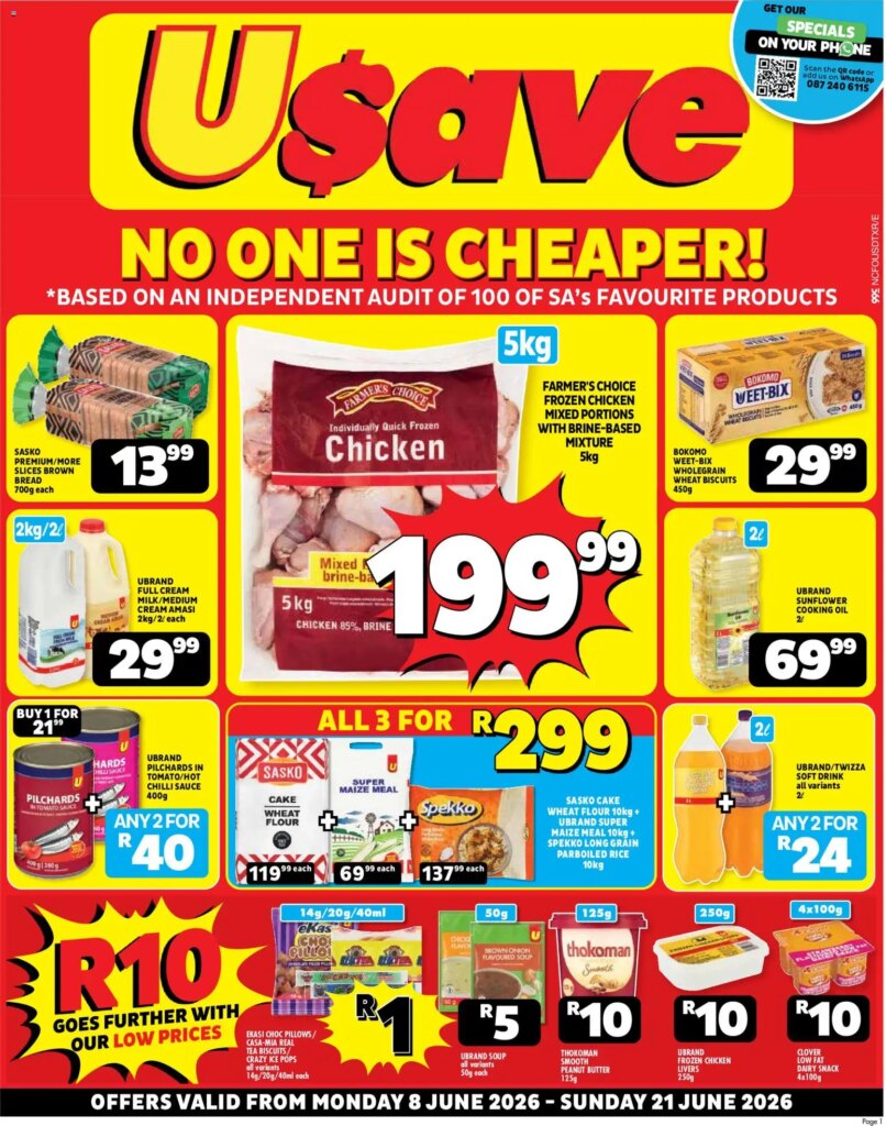 Usave Northern Cape – Specials Starting 08 June 2026: Unmissable Deals!
