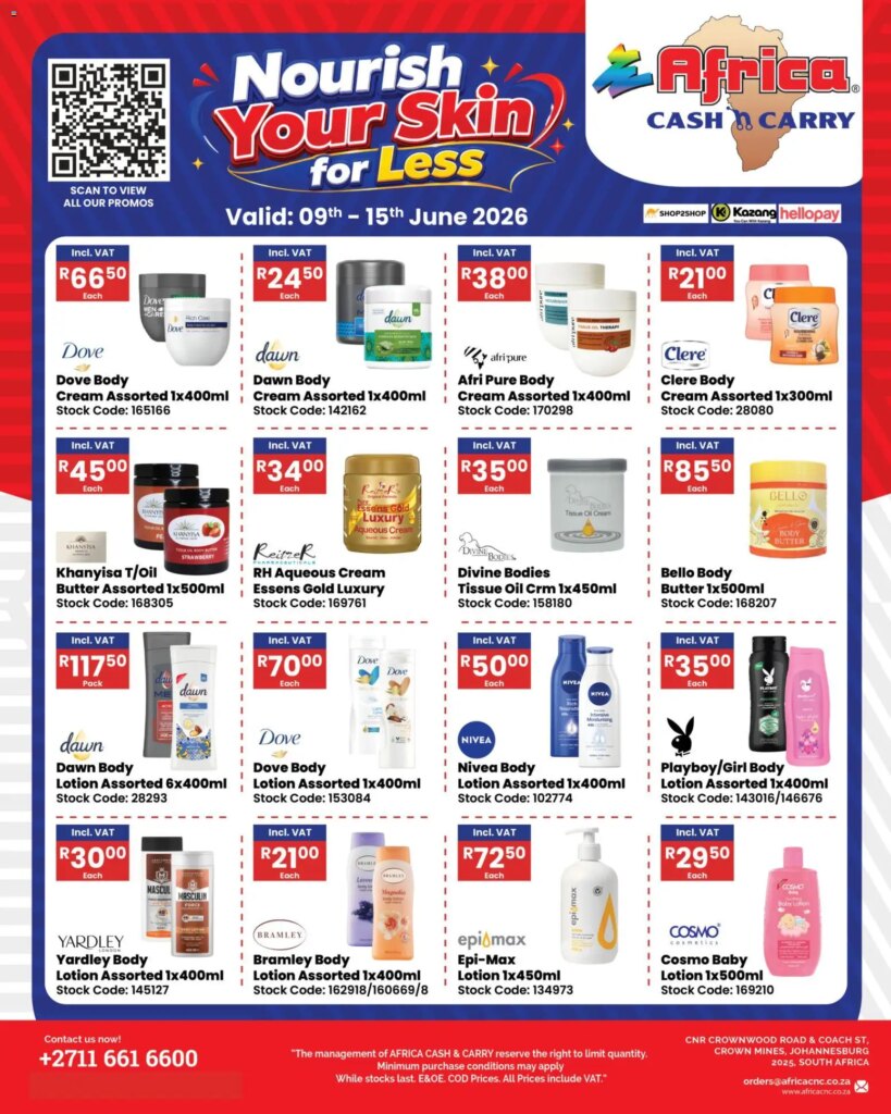 Africa Cash & Carry Tuesday Promo – Exciting Specials on 09 June 2026!