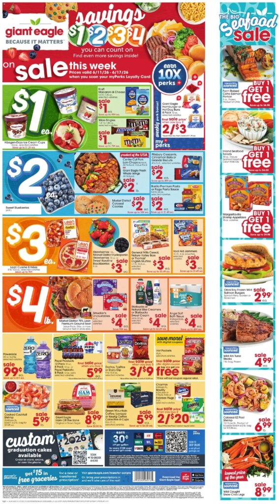 Giant Eagle Weekly Ad This Week: Hot Deals June 11 to June 17 2026!