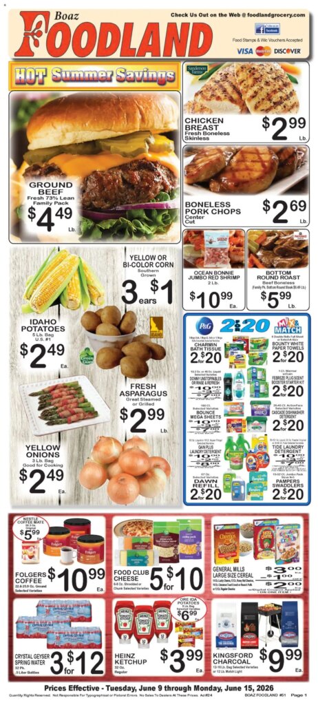Foodland Weekly Ad This Week: Savings from June 9 to June 15 2026!