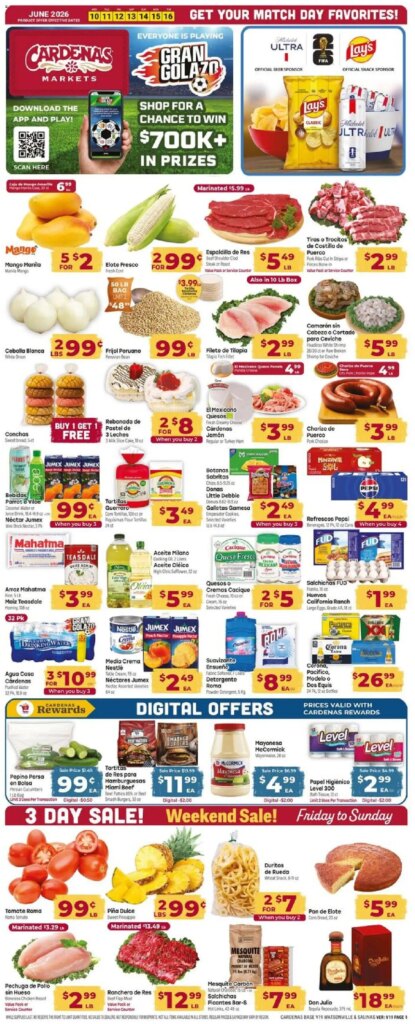 Cardenas Weekly Ad This Week: Hot Deals June 10 to June 16 2026