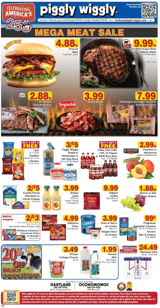 Piggly Wiggly Weekly Ad This Week: Hot Offers June 10 to June 16 2026