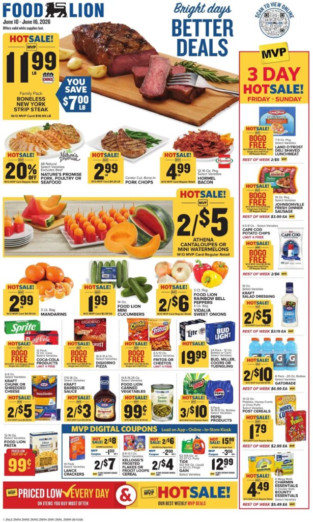Food Lion Weekly Ad This Week: Unbeatable Offers June 10 to June 16 2026