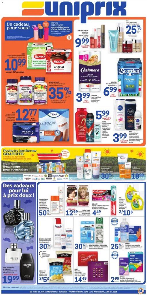 Uniprix Weekly Flyer: Special This Week from 11 June 2026 – Top Deals!