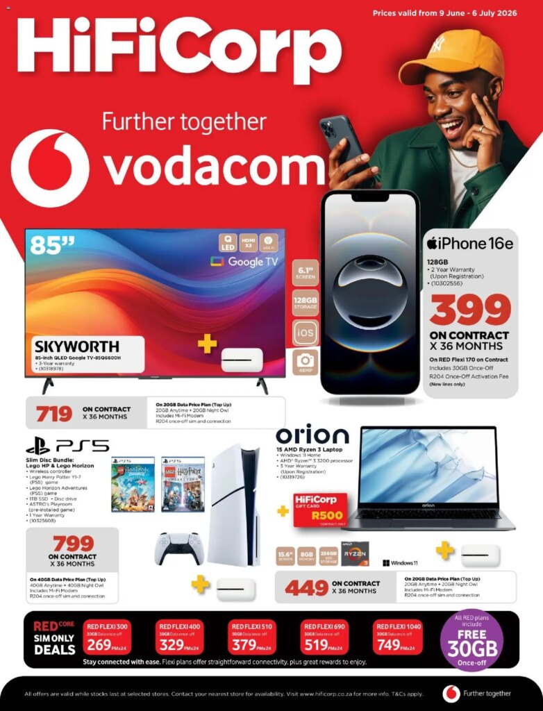 Unmissable Deals at HiFi Corp Vodacom Starting 03 June 2026!