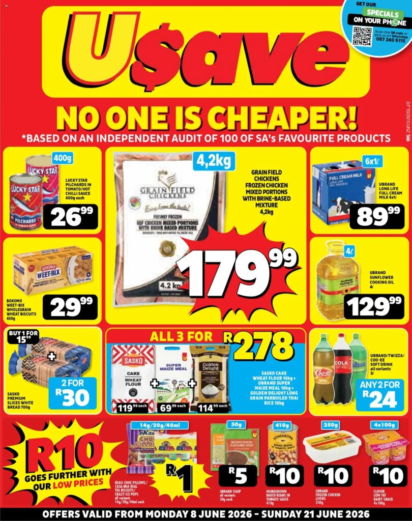 Usave Specials: Spcial This Week from 08 June 2026 – Grab Your Savings Now!