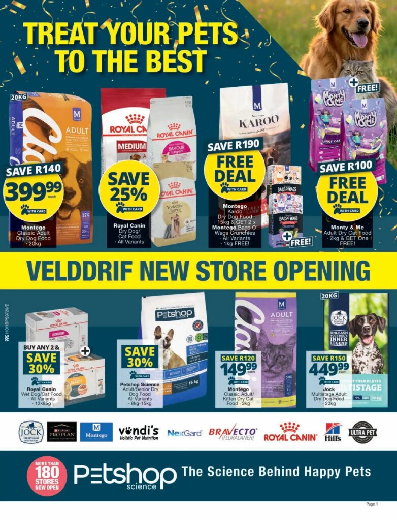 Checkers Western Cape – Petshop Science Velddrif Store Opening: Special This Week 28 May 2026