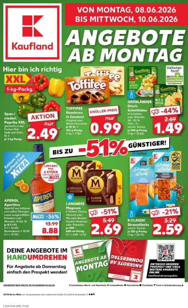 Kaufland Prospekt Berlin – Special This Week from 08 June 2026!
