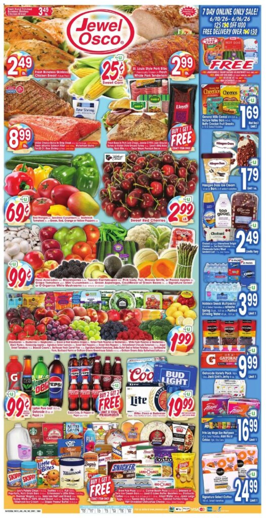Jewel Osco Weekly Ad This Week: Top Deals June 10 to June 16 2026