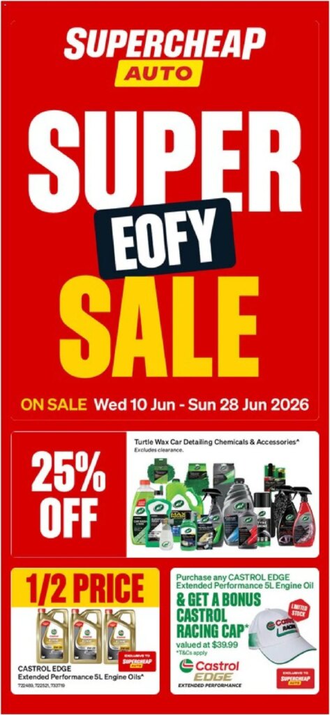 Supercheap Auto Catalogue This Week: Amazing Deals June 10 2026