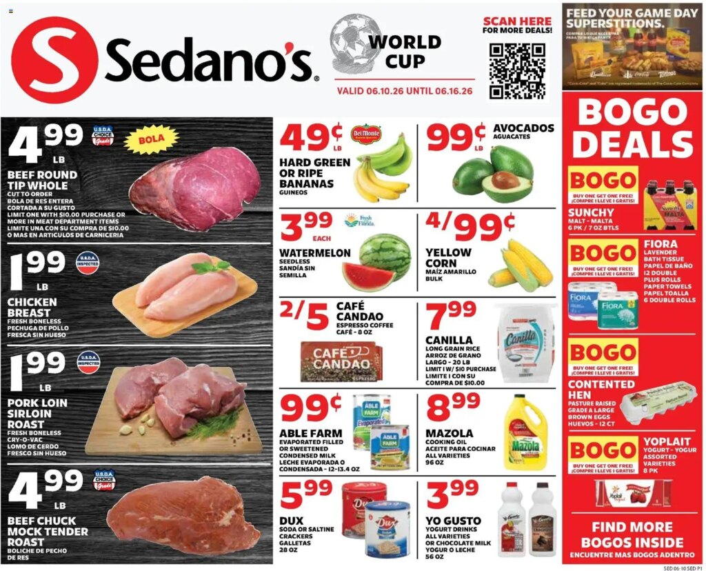 Sedano’s Weekly Ad This Week: Unmissable Deals June 10 to June 16 2026