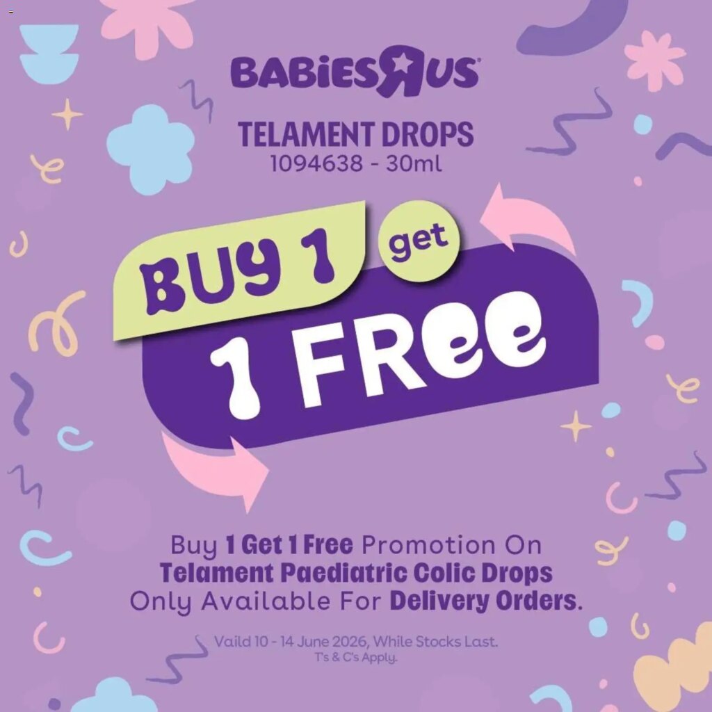 Babies R Us Double the relief, zero the hassle! Special This Week: 10 June 2026