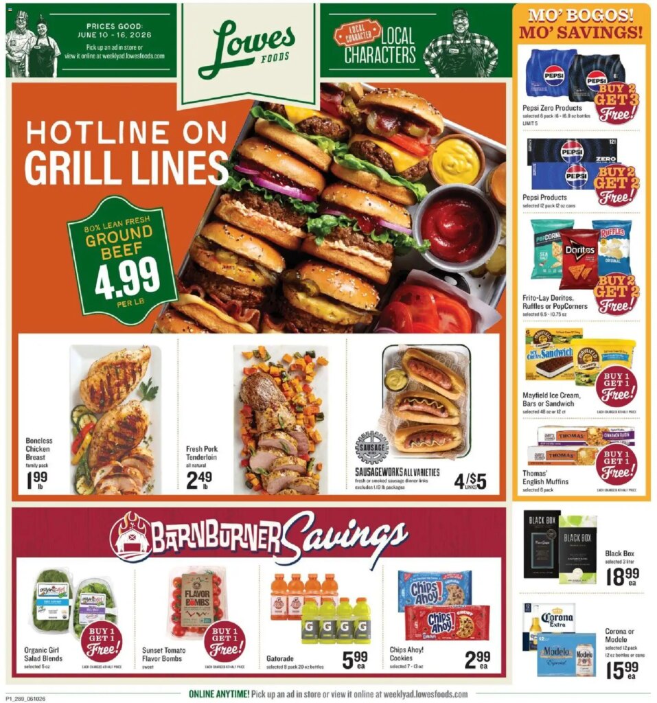 Lowes Foods Ad This Week: Unmissable Offers June 10 to June 16 2026