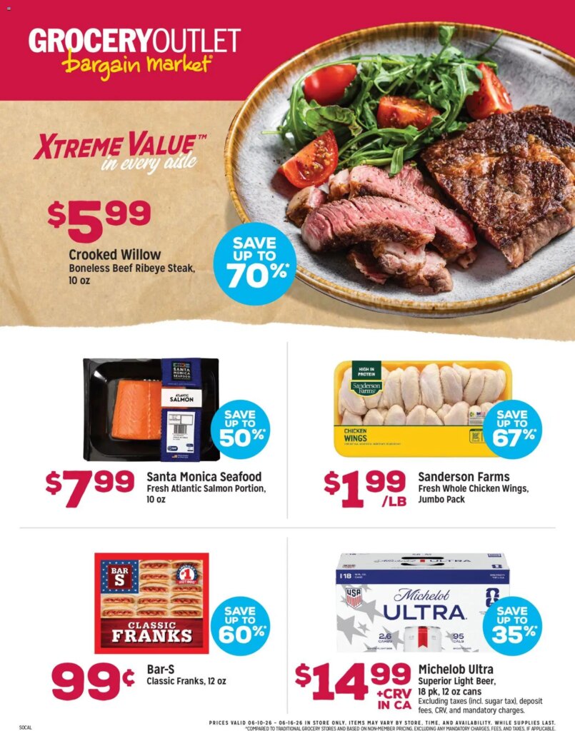Grocery Outlet Weekly Ad This Week: Save Big June 10 to June 16 2026!