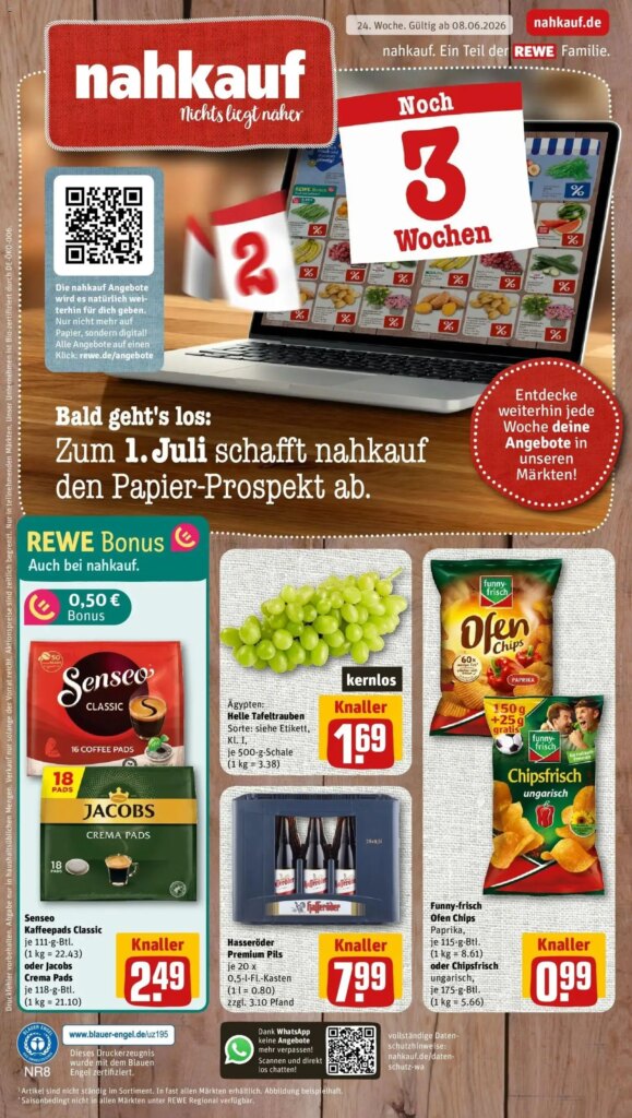 Rewe Prospekt Schneeberg Specials from 08 June 2026 – Don’t Miss Out!
