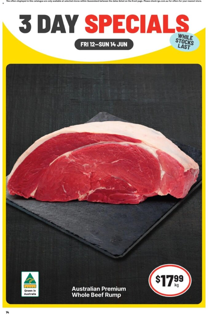 IGA 3 Day Specials QLD: Catalogue This Week – June 12 2026 Savings!