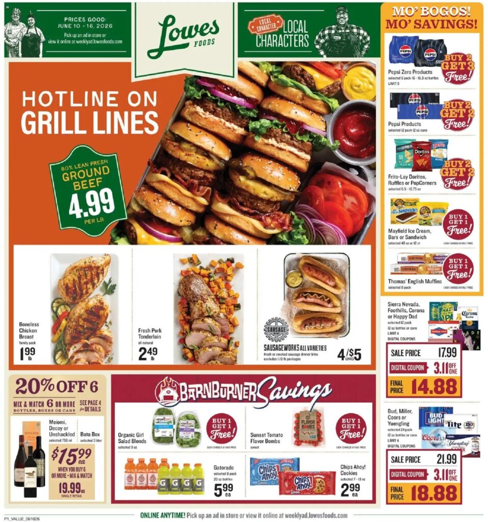 Unbeatable Savings at Lowes Foods Weekly Ad June 10 to June 16 2026