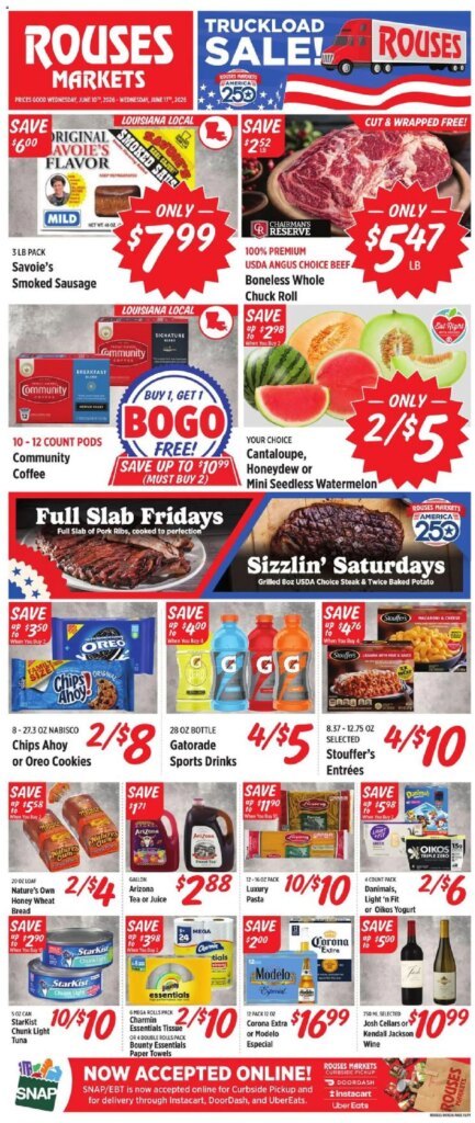 Rouses Weekly Ad This Week: Amazing Deals June 10 to June 17 2026!