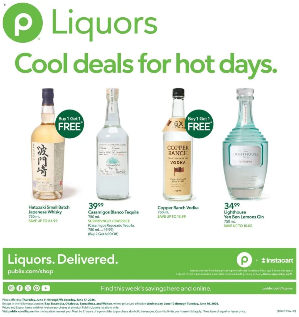 Top Deals at Publix Liquors June 11 to June 17 2026 – Don’t Miss Out This Week!
