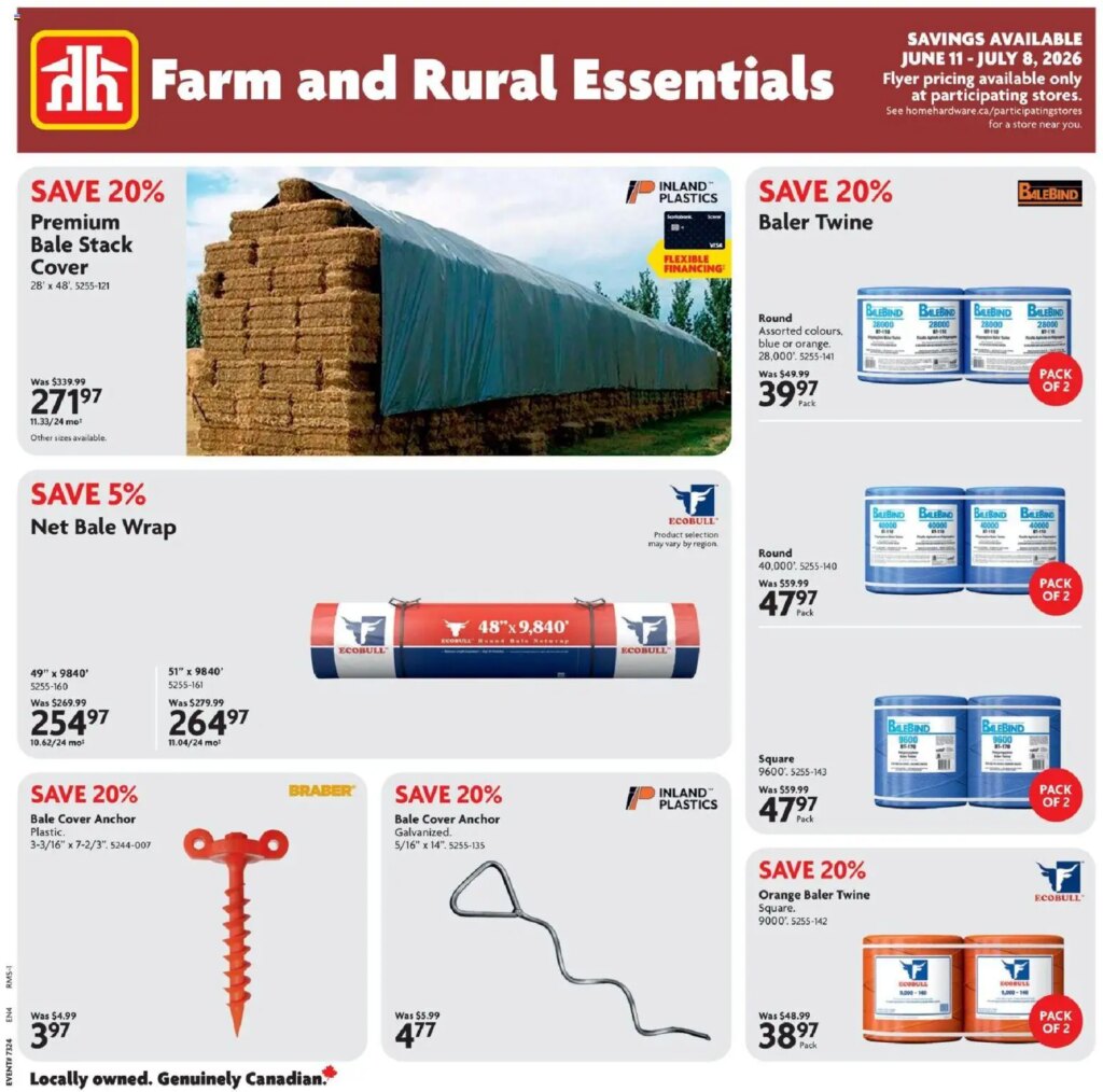 Home Hardware flyer – Farm and Rural Essentials: Special This Week from 11 June 2026