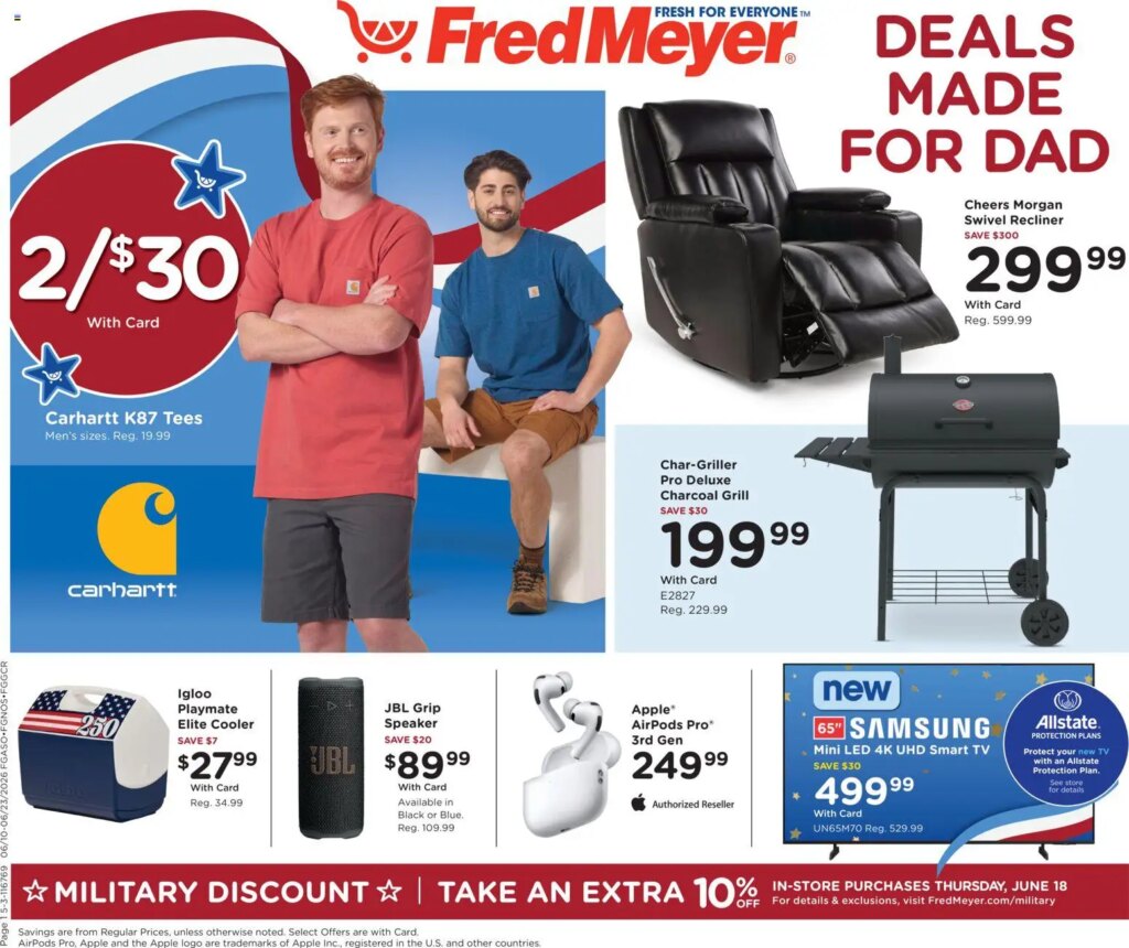 Fred Meyer Home & Apparel Flyer: Top Deals June 10 to June 23 2026