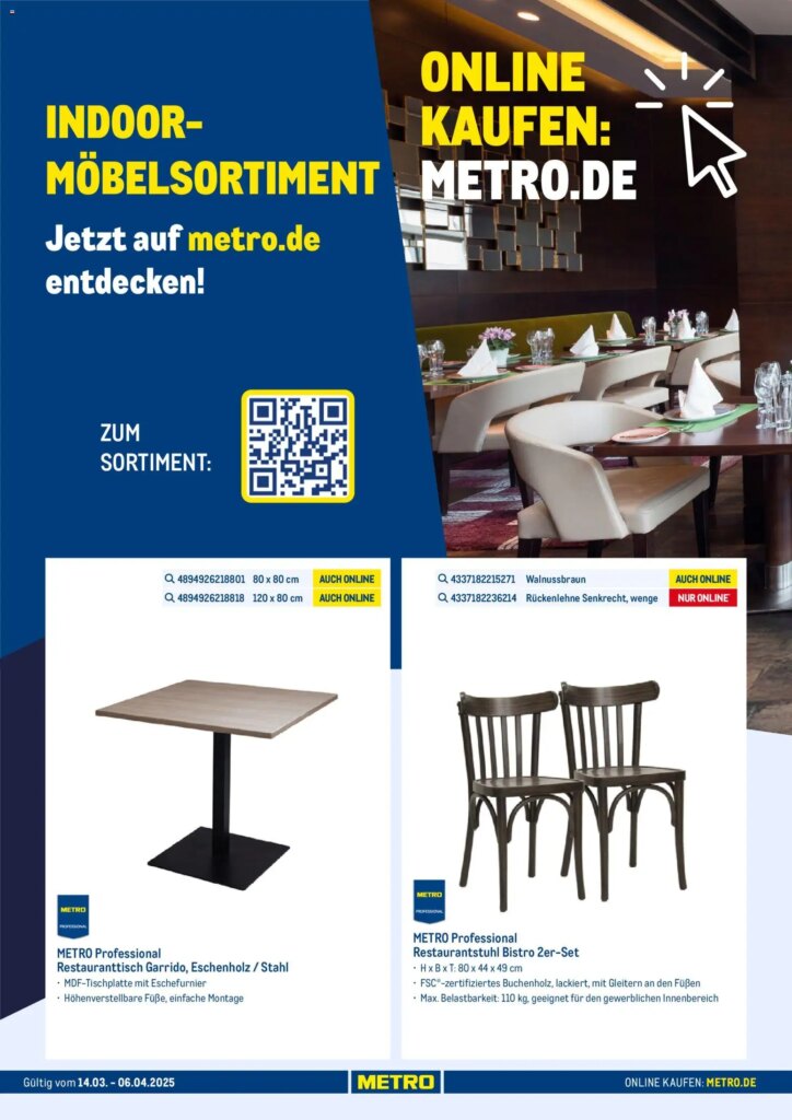 Revamp Your Space: Metro Online Indoor-Möbelsortiment Specials 18 February 2026