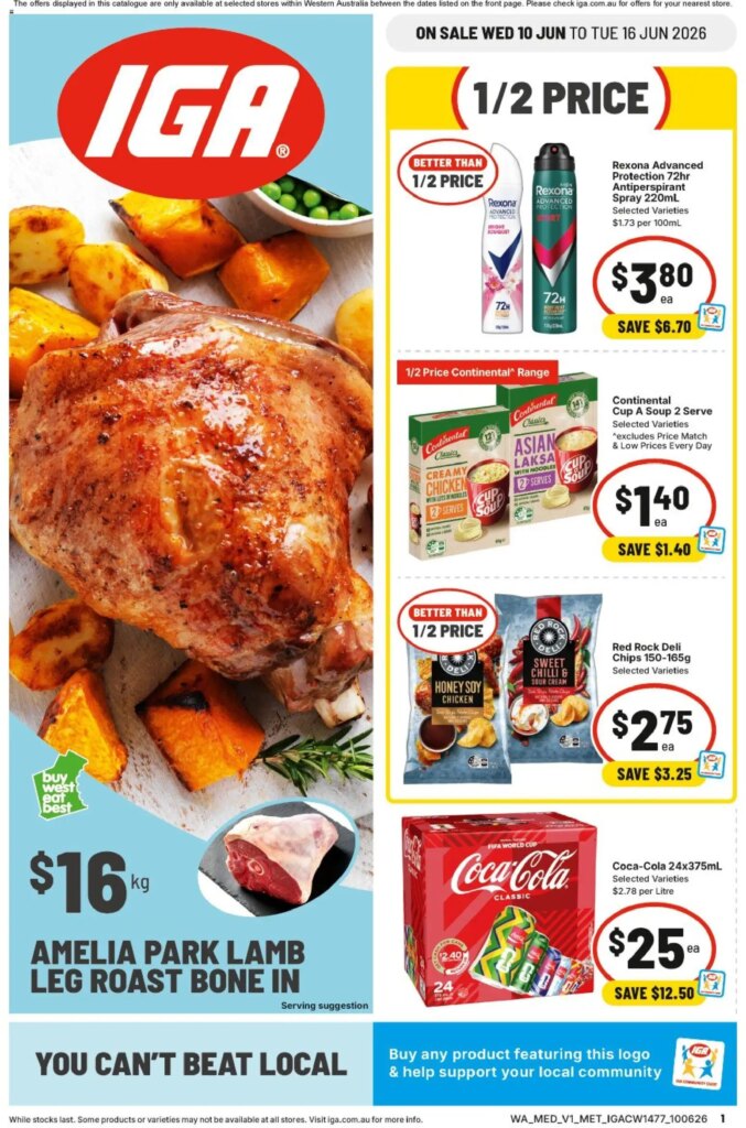 IGA Catalogue WA Medium Metro: Specials This Week, June 10 2026