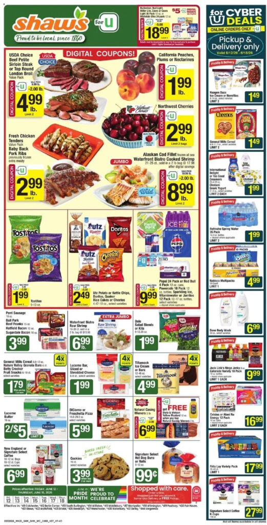 Shaw’s Weekly Ad This Week: Exciting Deals June 12 to June 18 2026!