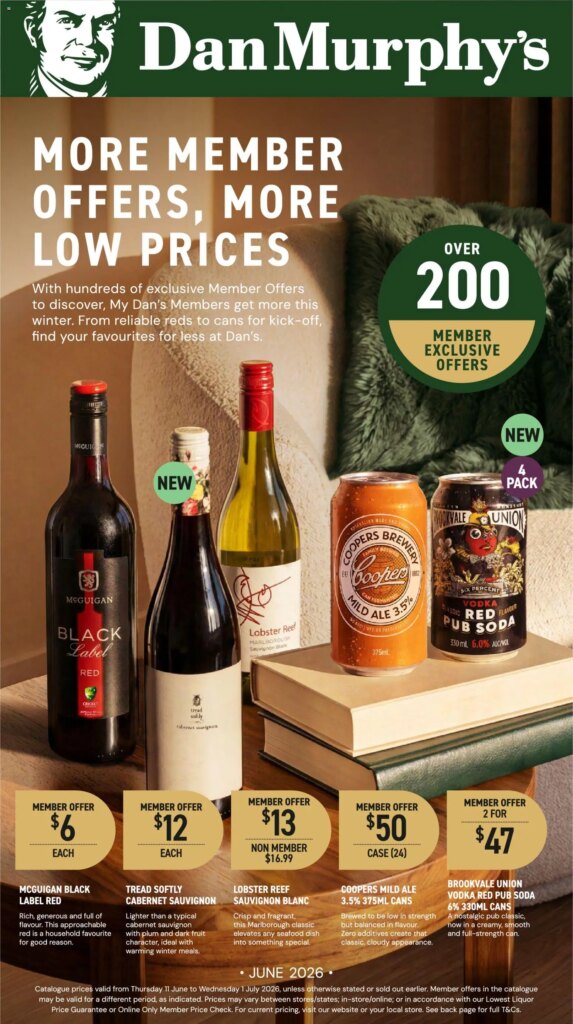 Dan Murphy’s Catalogue This Week: June 11 Deals & Specials in Adelaide