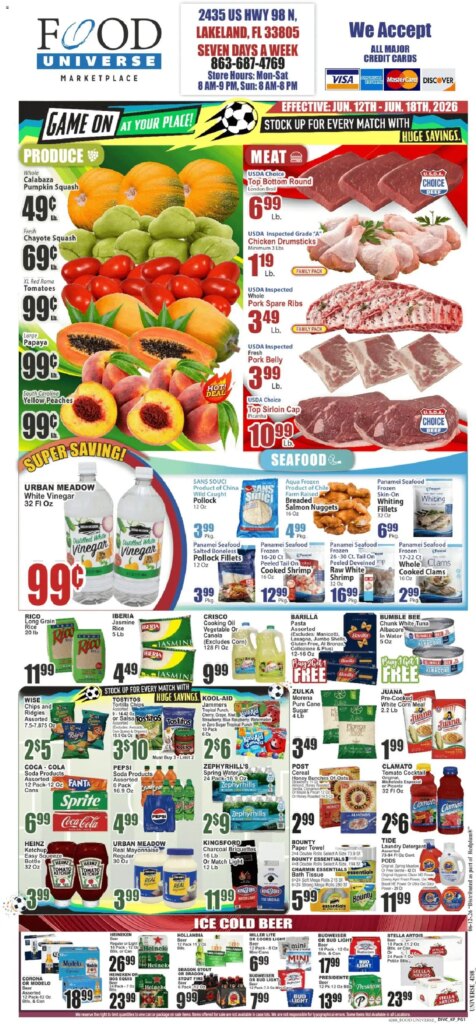 Food Universe Weekly Ad This Week: Can’t-Miss Deals June 12 to June 18 2026