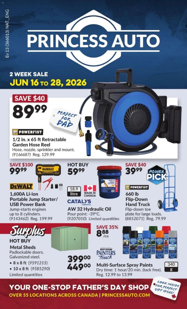 Princess Auto 2 Week Sale: Special This Week from 16 June 2026!