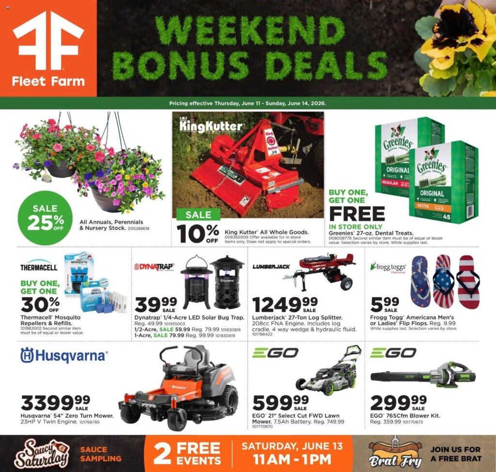 Mills Fleet Farm Weekend Ad This Week: June 11 to June 14 2026 Specials