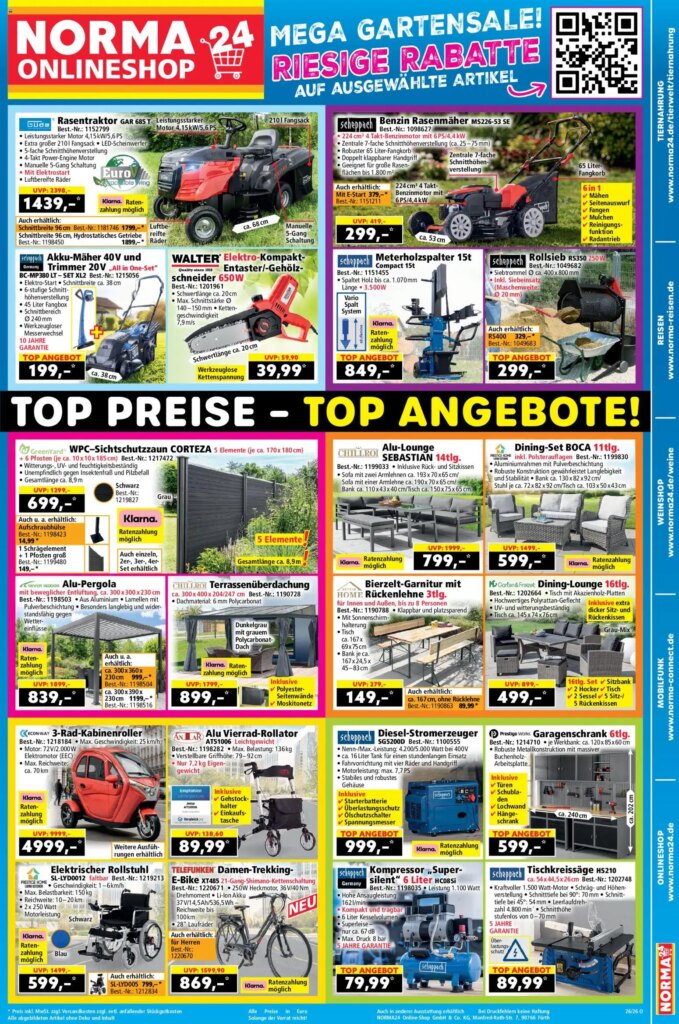 Exciting Deals at Norma Onlineshop – Special This Week from 22 June 2026!