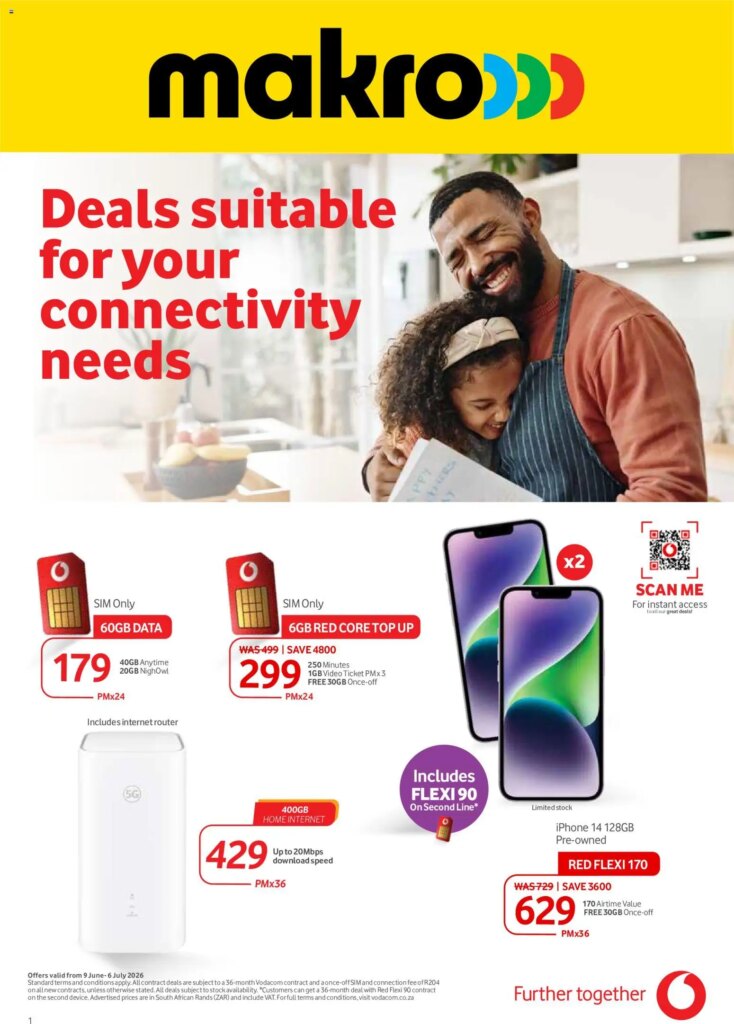 Makro – Vodacom Specials: Unmissable Offers Starting 9 June 2026!