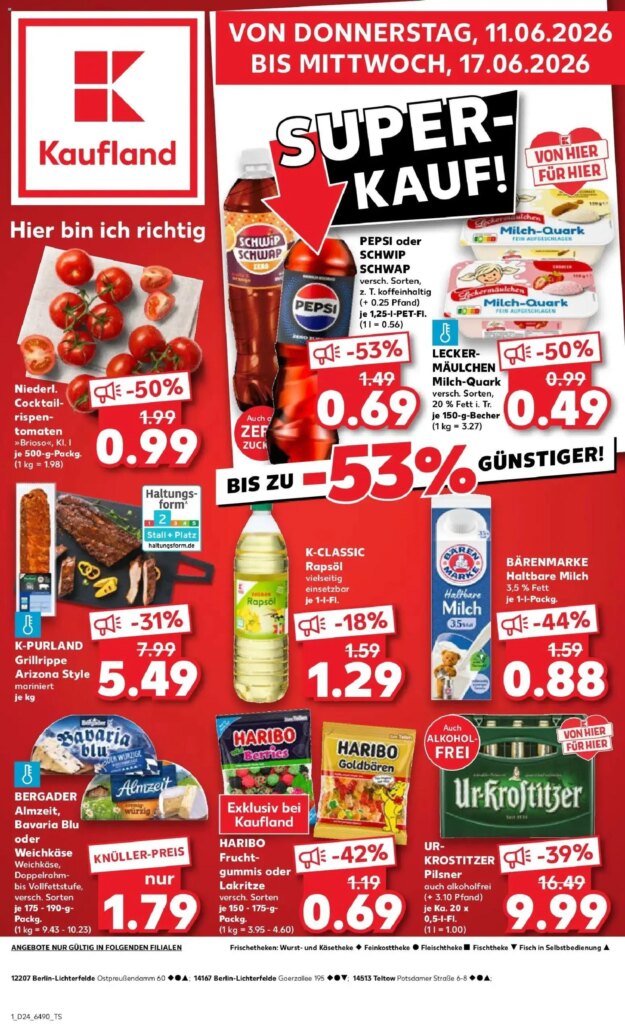 Kaufland Prospekt Berlin: Special This Week from 11 June 2026!