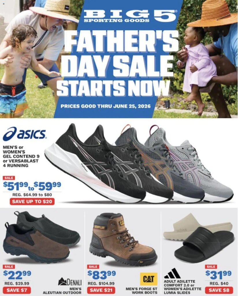 Big 5 Sporting Goods This Week: June 12 to June 25 2026 Special Offers