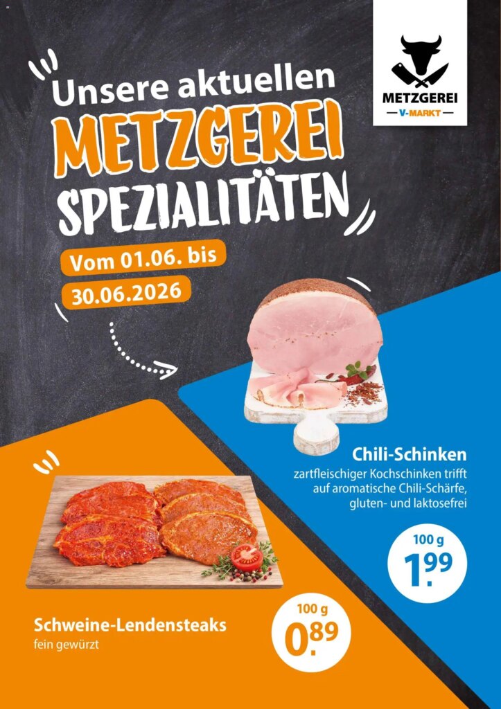 V-Markt Metzgereiangebote Juni: Special This Week from 01 June 2026!