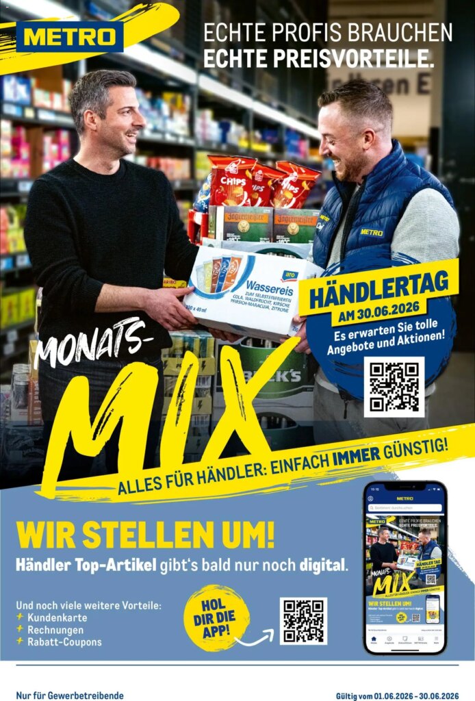 Metro Monats-Mix: Specials from 01 June 2026 You Can’t Miss!