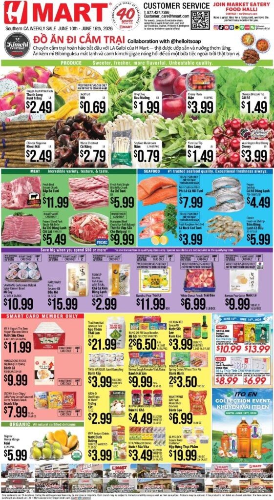 Hmart VIETNAMESE Flyer: Unmissable Deals June 10 to June 16 2026 This Week