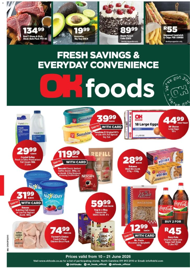 OK Foods – Gauteng – Specials: Incredible Offers Starting 10 June 2026!