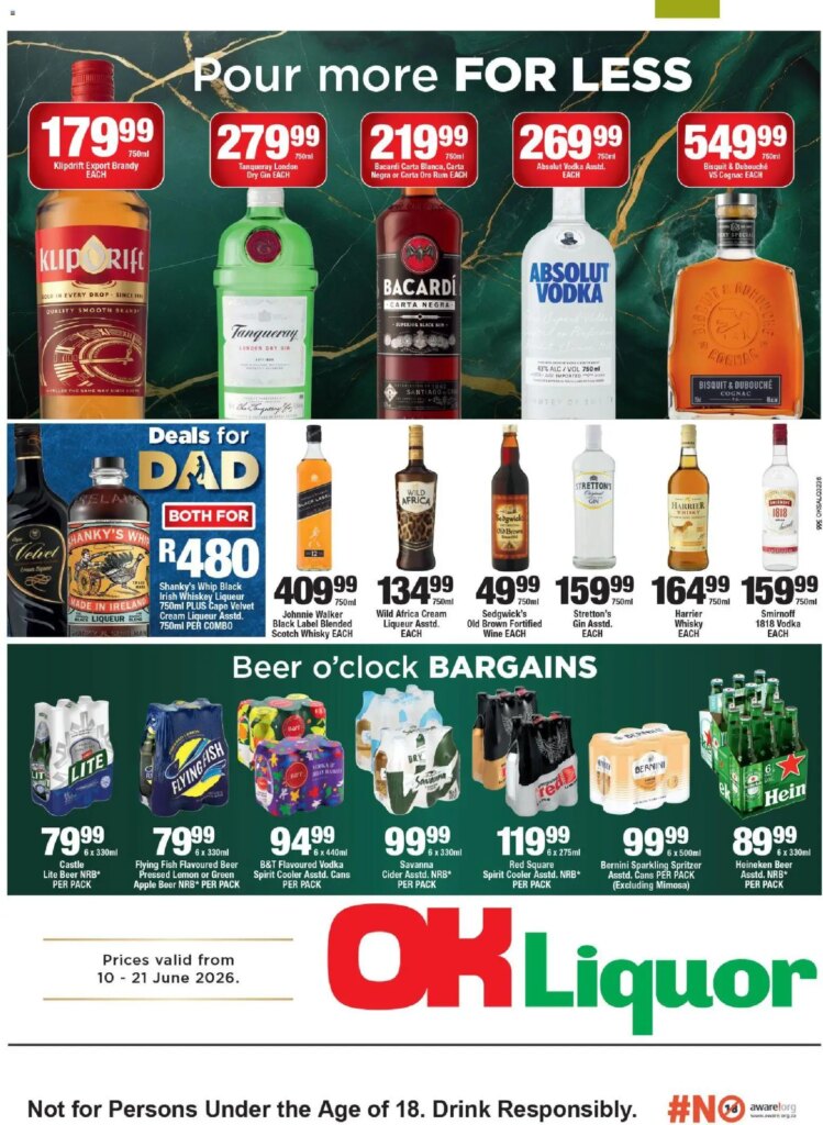 OK Foods – OK Liquor Specials This Week from 10 June 2026! Grab Yours Now!