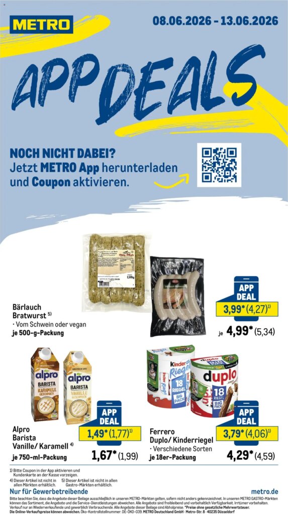 Metro App Deals: Specials This Week 08 June 2026! Don’t Miss Out!