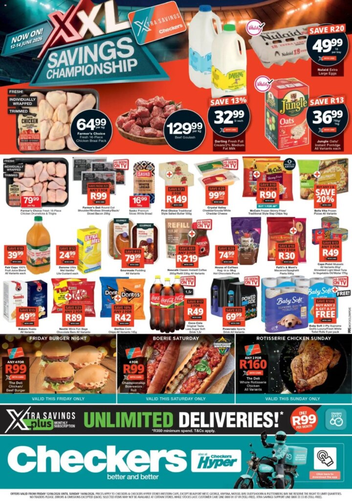 Checkers – Western Cape – XXL Savings: Special This Week 12 June 2026