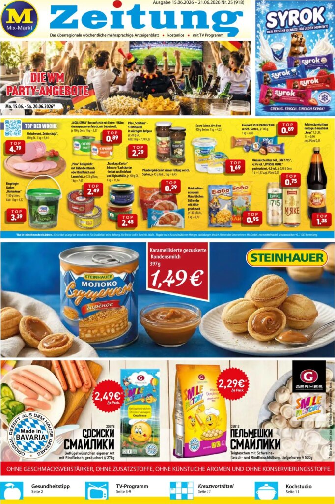 Mix Markt Prospekt Specials Starting 15 June 2026 – Check Out the Deals!