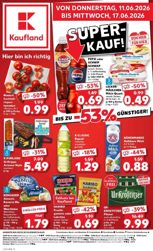 Kaufland Prospekt Berlin – Special This Week! Starts 11 June 2026