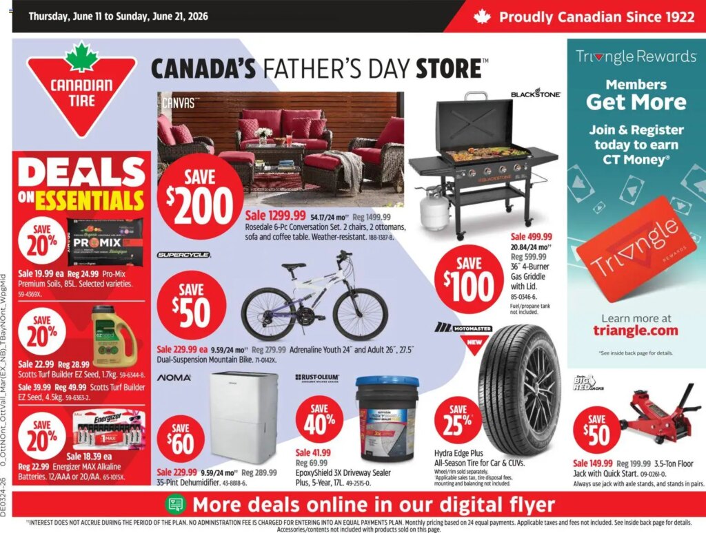 Unmissable Deals at Canadian Tire: Specials for 11 June 2026!