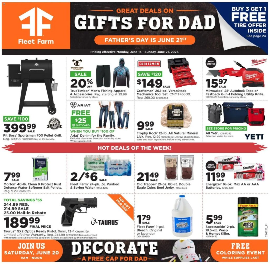 Mills Fleet Farm Weekly Ad This Week: June 15 to June 21 2026 Savings!