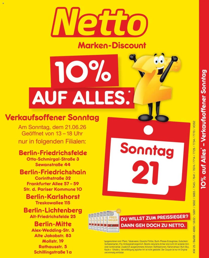 Netto Marken-Discount Verkaufsoffener Sonntag in deiner Nähe – Specials 15 June 2026