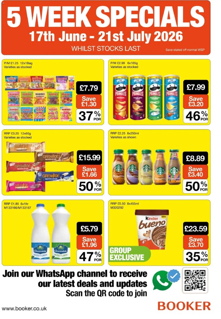 Unmissable Booker Wholesale Offers – Valid from 17 June 2026!
